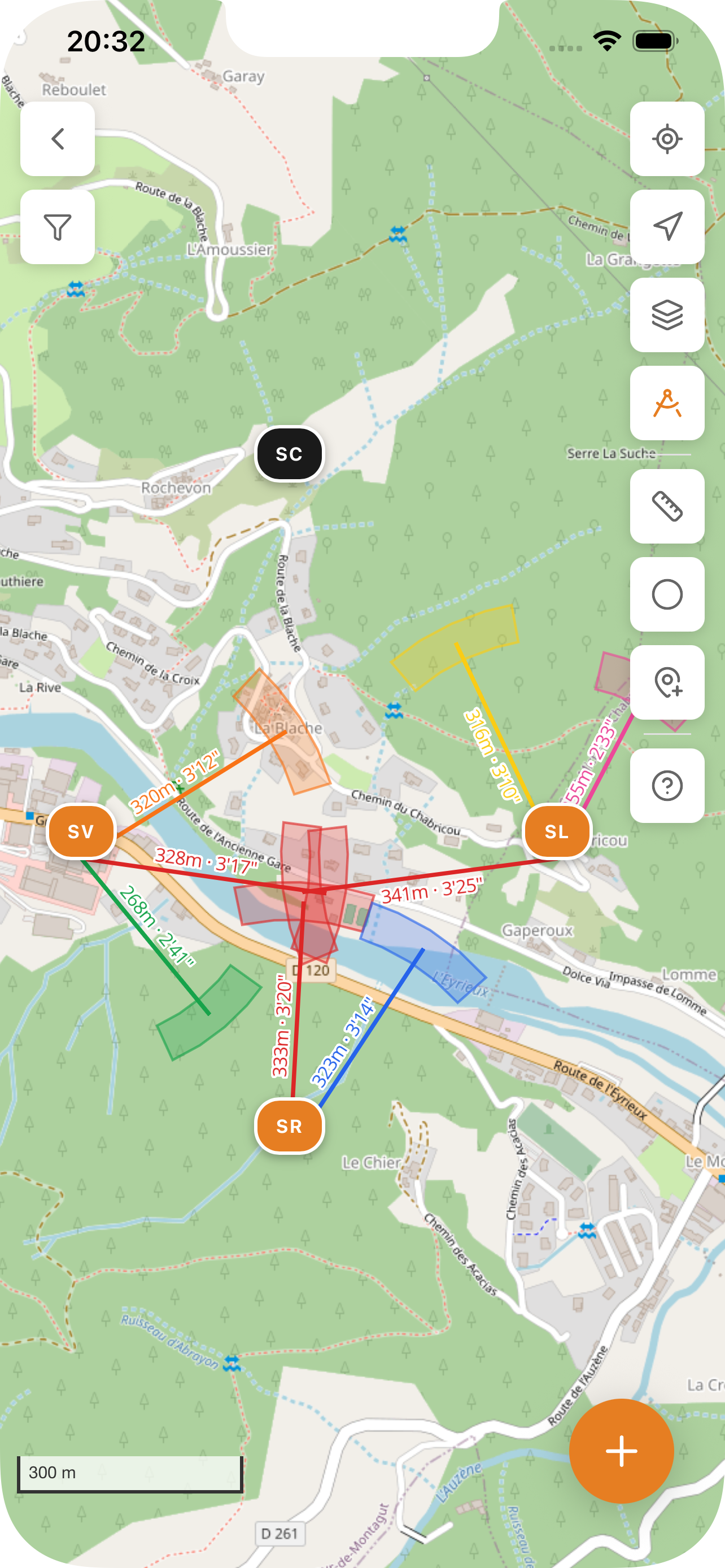 Carte terrain LeFrelon Pisteur
